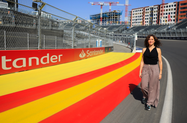 Isabel D&iacute;az Ayuso en el circuito Madring.