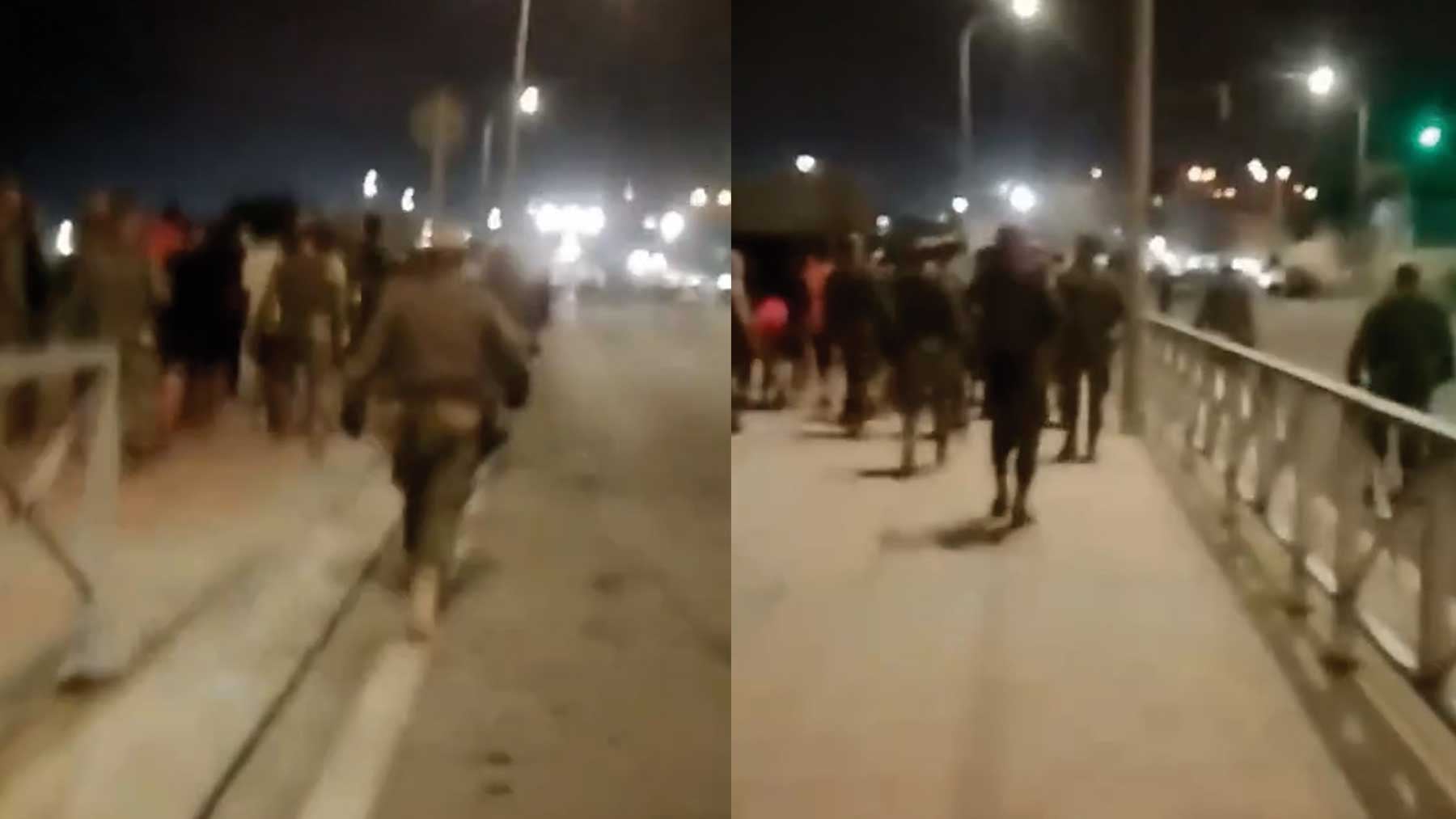 Los militares desalojan las