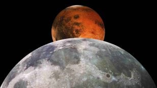 Luna y Marte