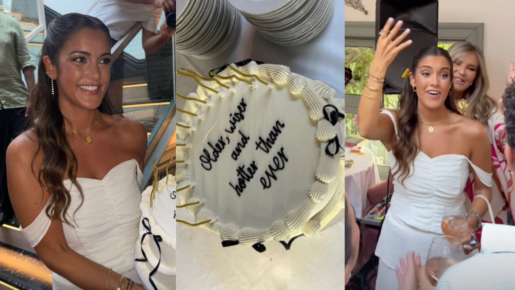 Carlota Uribarri en su cumpleaños. (Fotos: Redes Sociales)