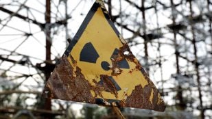 Señal de radiación en una instalación industrial relacionada con el procesamiento de uranio