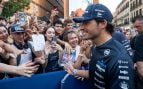 La presencia de Sainz ‘cierra’ la fan zone de Williams antes de tiempo por la multitud de aficionados