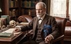 Sigmund Freud. Imagen generada con IA.