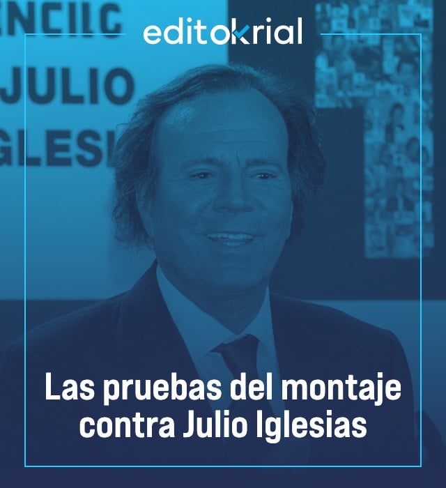 Las pruebas del montaje contra Julio Iglesias