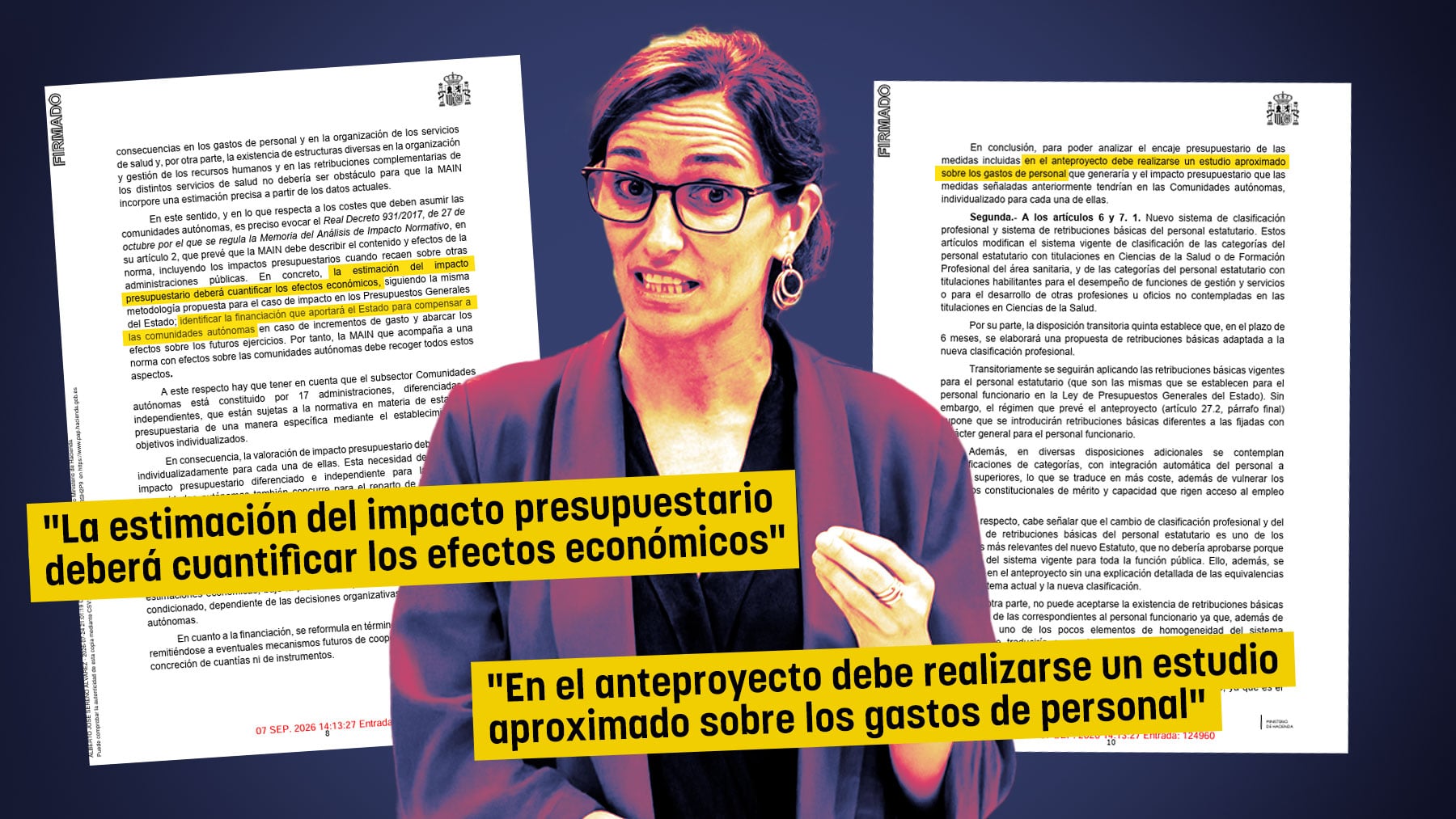 El Gobierno se desautoriza a sí mismo: Hacienda y Economía cuestionan el Estatuto Marco aprobado por Mónica García