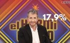 Montaje de imágenes de Pablo Motos con el logo de El Hormiguero (Atresmedia).