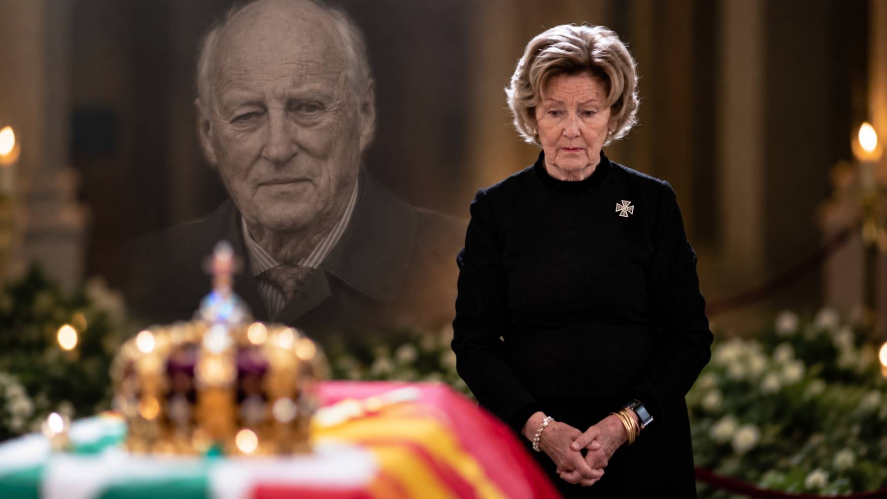 El rey Harald y la reina Sonia. (Foto: RRSS y Europa Press)