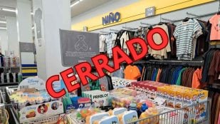 Tienda Zeeman cerrada en España tras el acuerdo del ERE