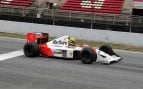 Fernando Alonso corre con el McLaren de Ayrton Senna en Montmeló antes de llegar a Madring