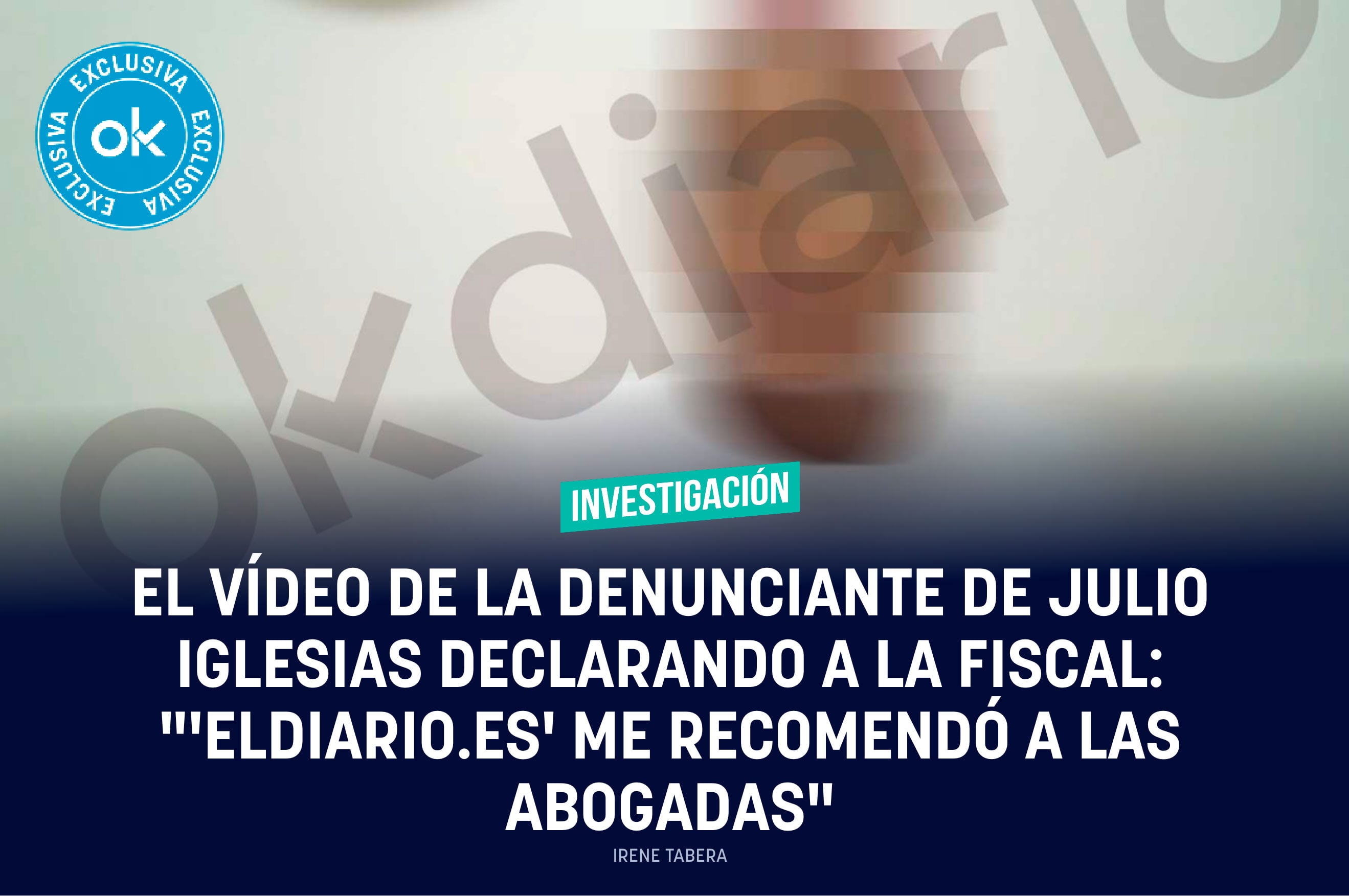 El vídeo de la denunciante de Julio Iglesias declarando a la fiscal: