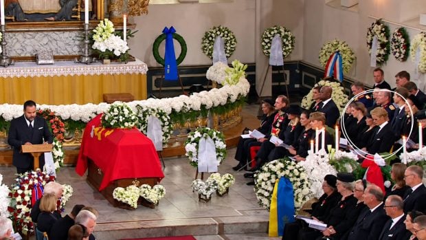 Marius Borg, funeral rey harald, harald