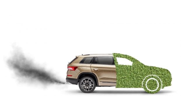 contaminación coche híbrido
