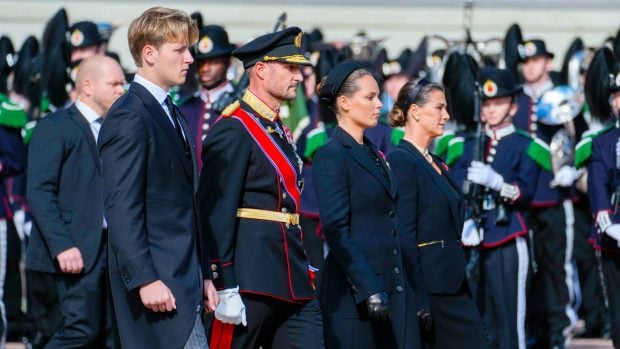 haakon, rey harald, funeral harald