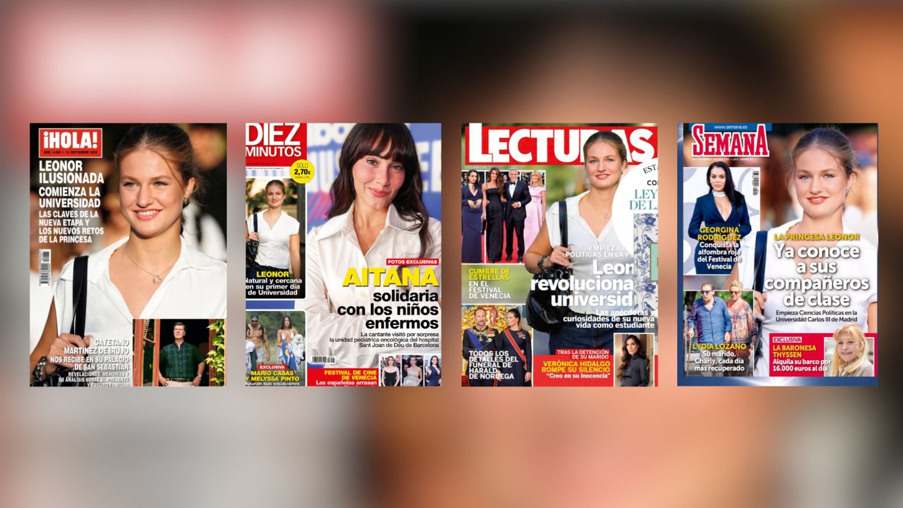 Las portadas de la semana. (Fotos: Redes Sociales)
