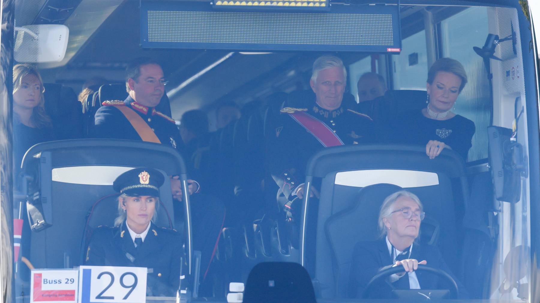 Felipe y Matilde de Bélgica en el funeral del rey Harald. (Foto: EFE)