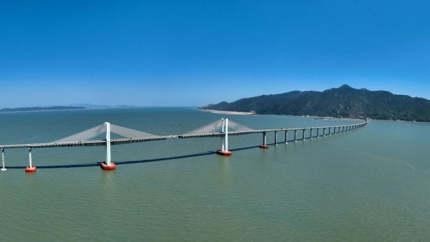 Puente Nan&acute;ao en China.