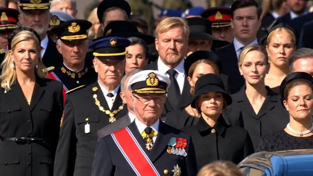 rey harald, funeral harald