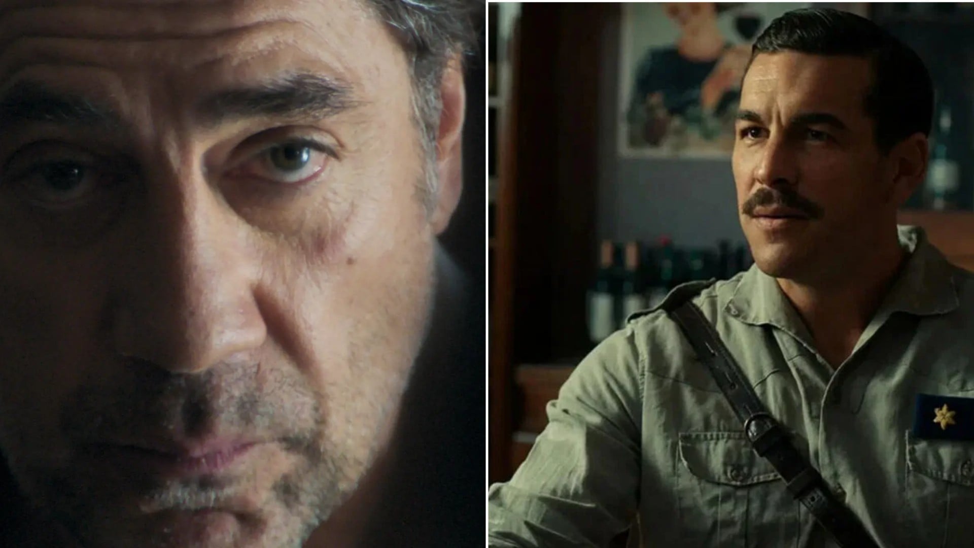 Javier Bardem en ‘El ser querido’ (Movistar Plus) y Mario Casas en ‘La cena’ (Movistar Plus+.).