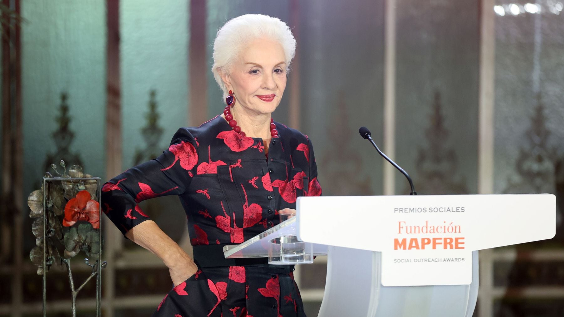 Carolina Herrera. Imagen de EuropaPress.