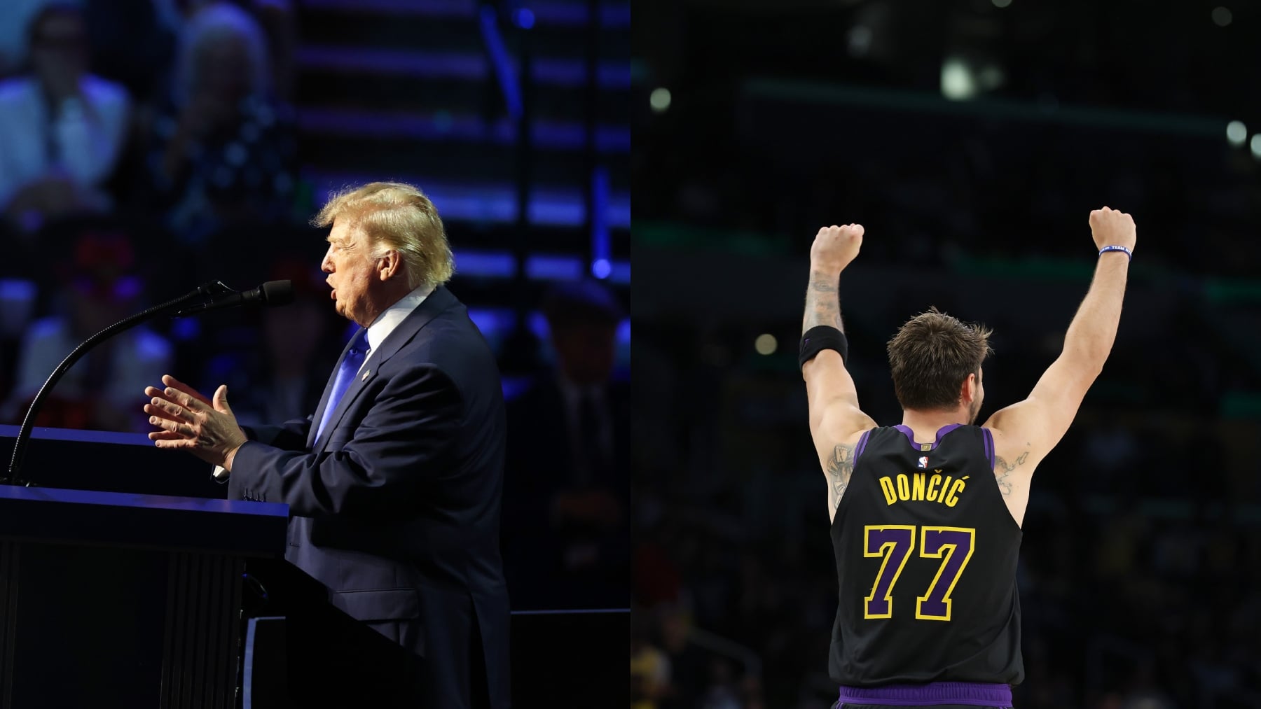 Trump critica a los Mavericks por la marcha de Doncic a los Lakers: El peor traspaso del deporte