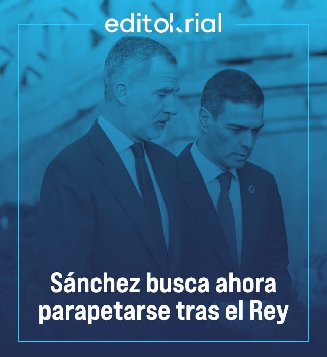 Sánchez busca ahora parapetarse tras el Rey