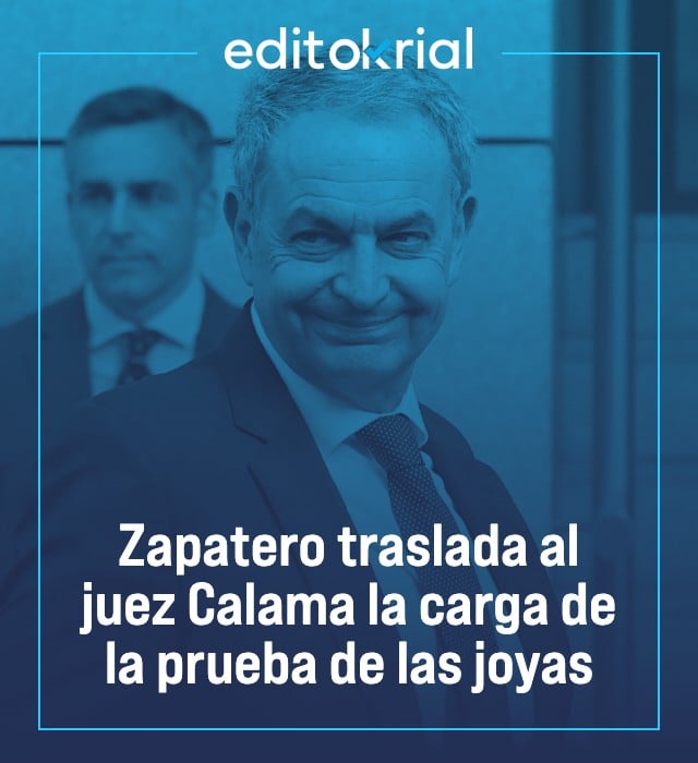 Zapatero traslada al juez Calama la carga de la prueba de las joyas