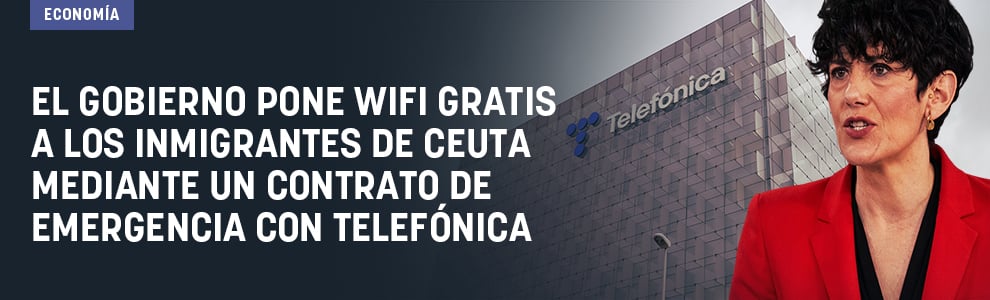 El Gobierno pone wifi gratis a los inmigrantes de Ceuta mediante un contrato de emergencia con Telefónica