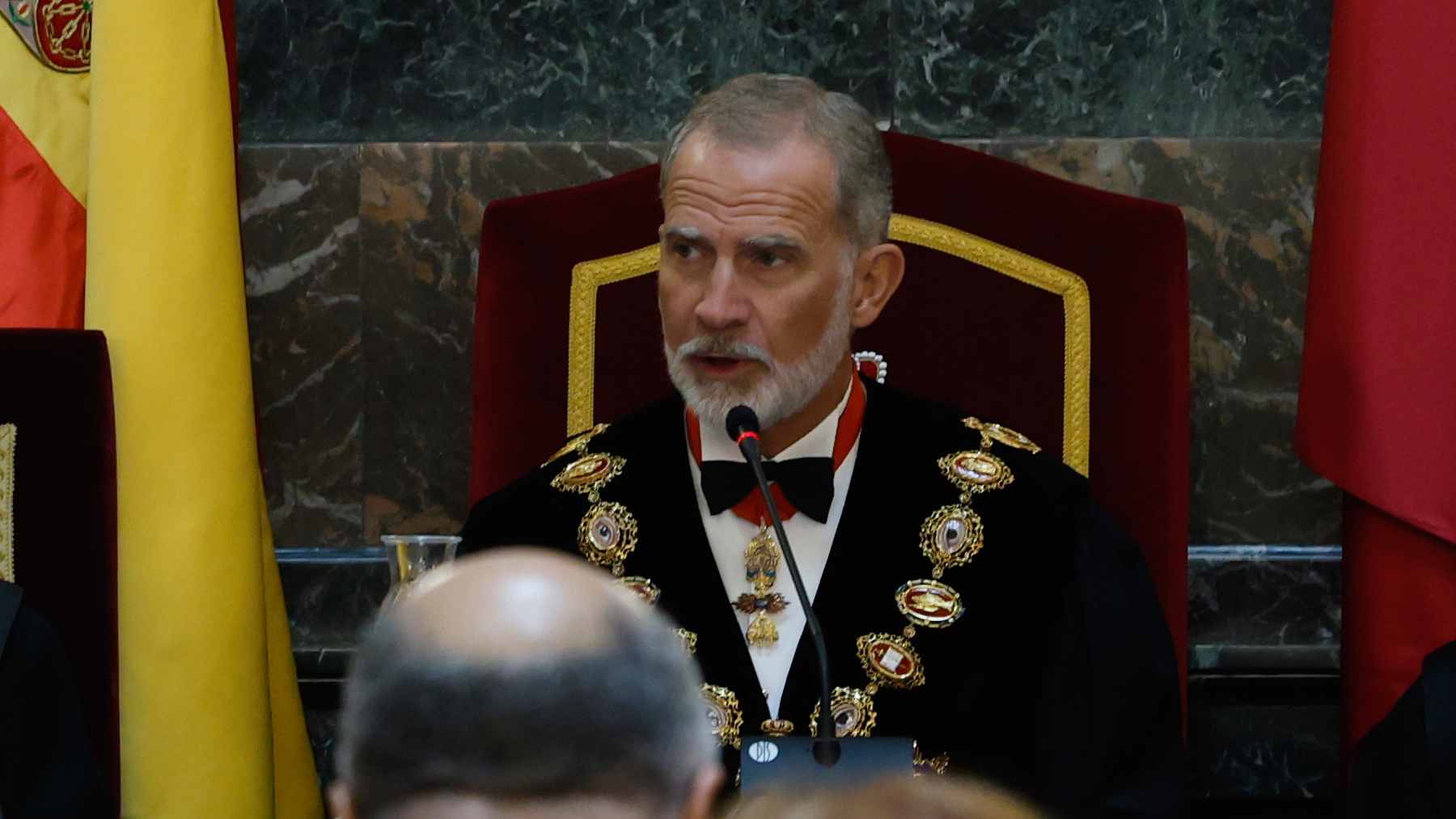 El Rey Felipe VI en un acto oficial. (Foto: Europa Press)
