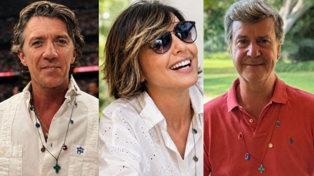 Colate, Sonsoles &Oacute;nega y Cayetano Mart&iacute;nez de Irujo con Joyas de Amadei. (Fotos: Redes Sociales)