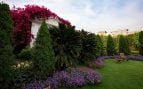 jardín parezca más grande