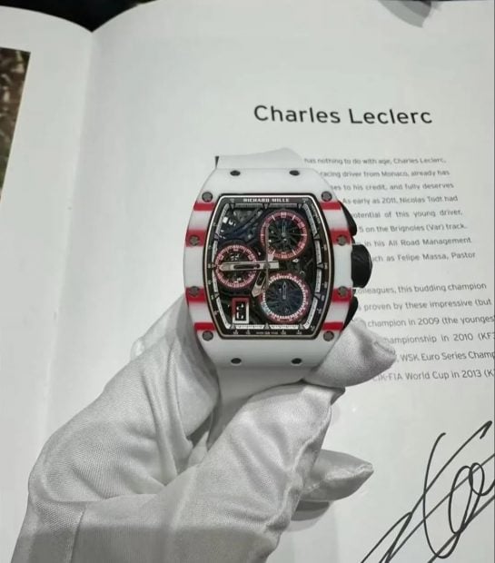Charles Leclerc, reloj, Richard Mille