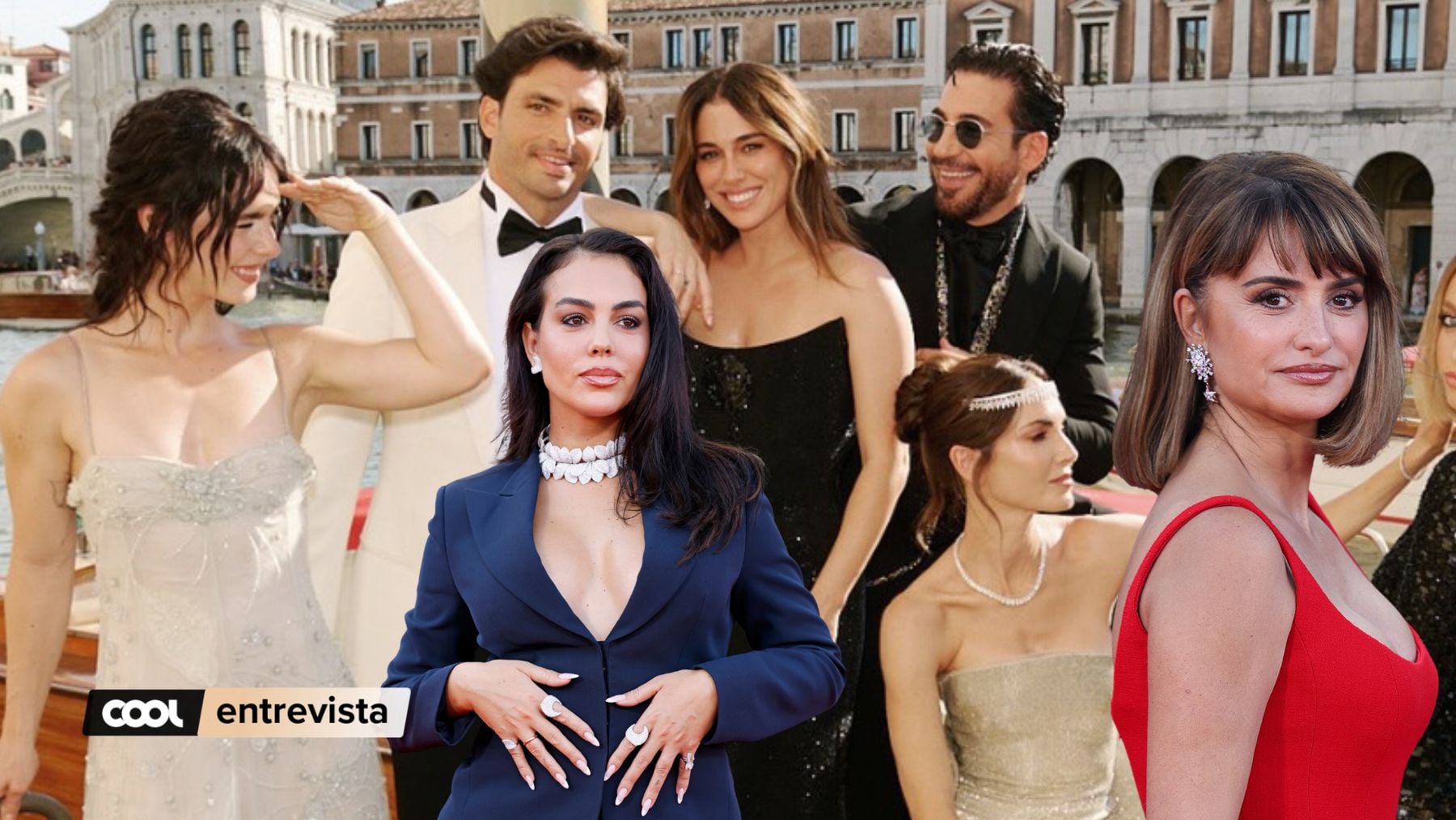 Españoles en el Fetsival de Venecia.(Foto: Instagram/Getty)