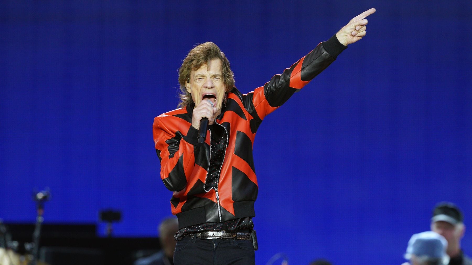 Mick Jagger. Imagen generada con IA.
