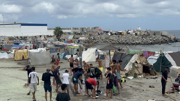 Nuevo asentamiento en la playa de Ben&iacute;tez (EP).