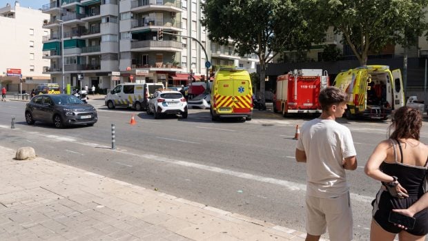accidente calle Arag&oacute;n