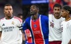 Kylian Mbappé, Ousmane Dembélé, Rodri Hernández y Lamine Yamal