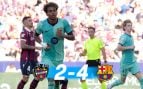 El Barcelona pasa del paseo al susto ante el Levante