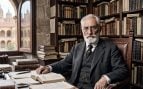 Miguel de Unamuno. Imagen generada con IA.