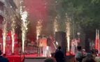 Así sonó el himno de España en Granada para celebrar el triunfo de Enric Mas en la Vuelta 2026
