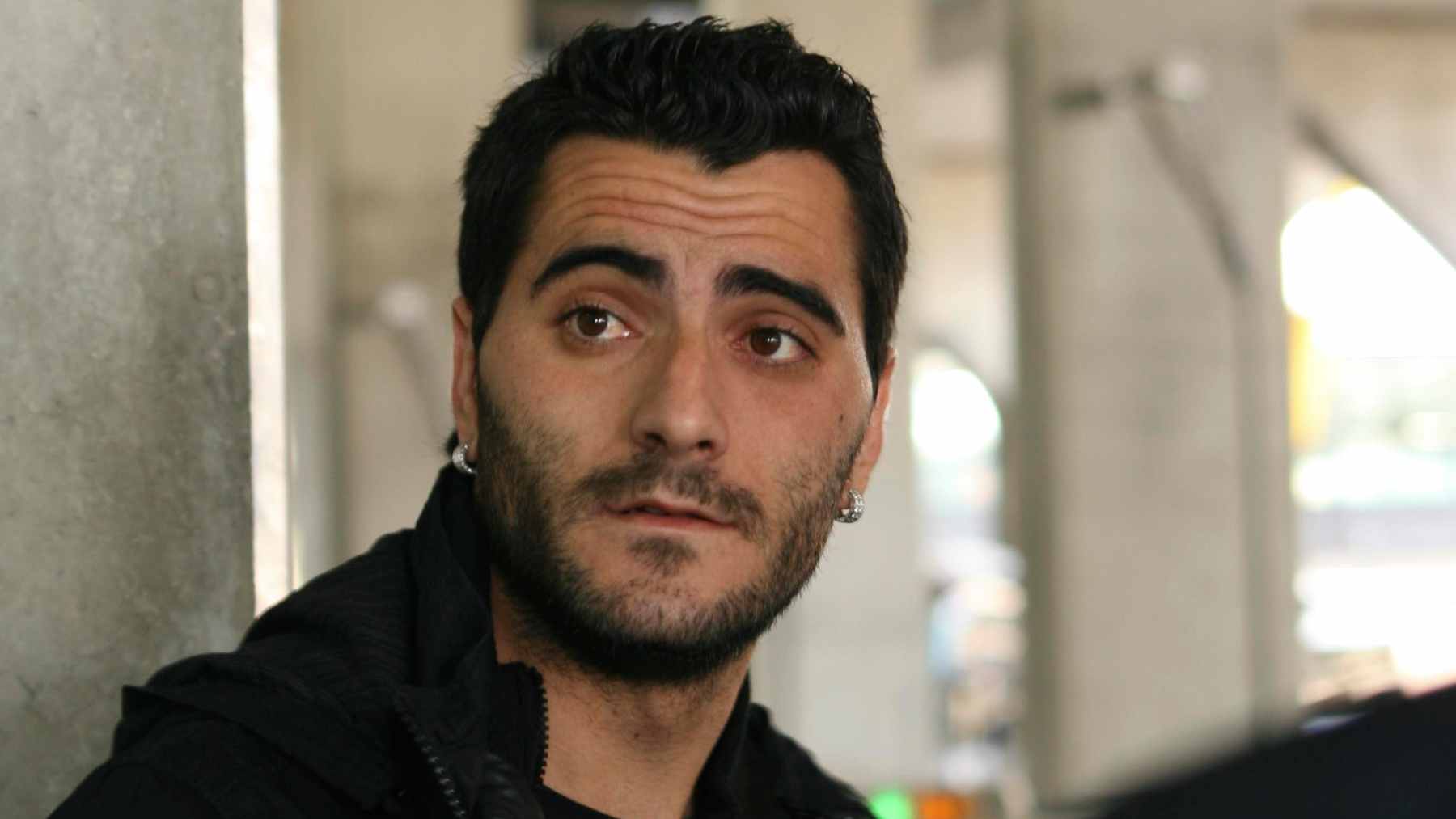 Dani Güiza en el aeropuerto. (Foto: Europa Press)