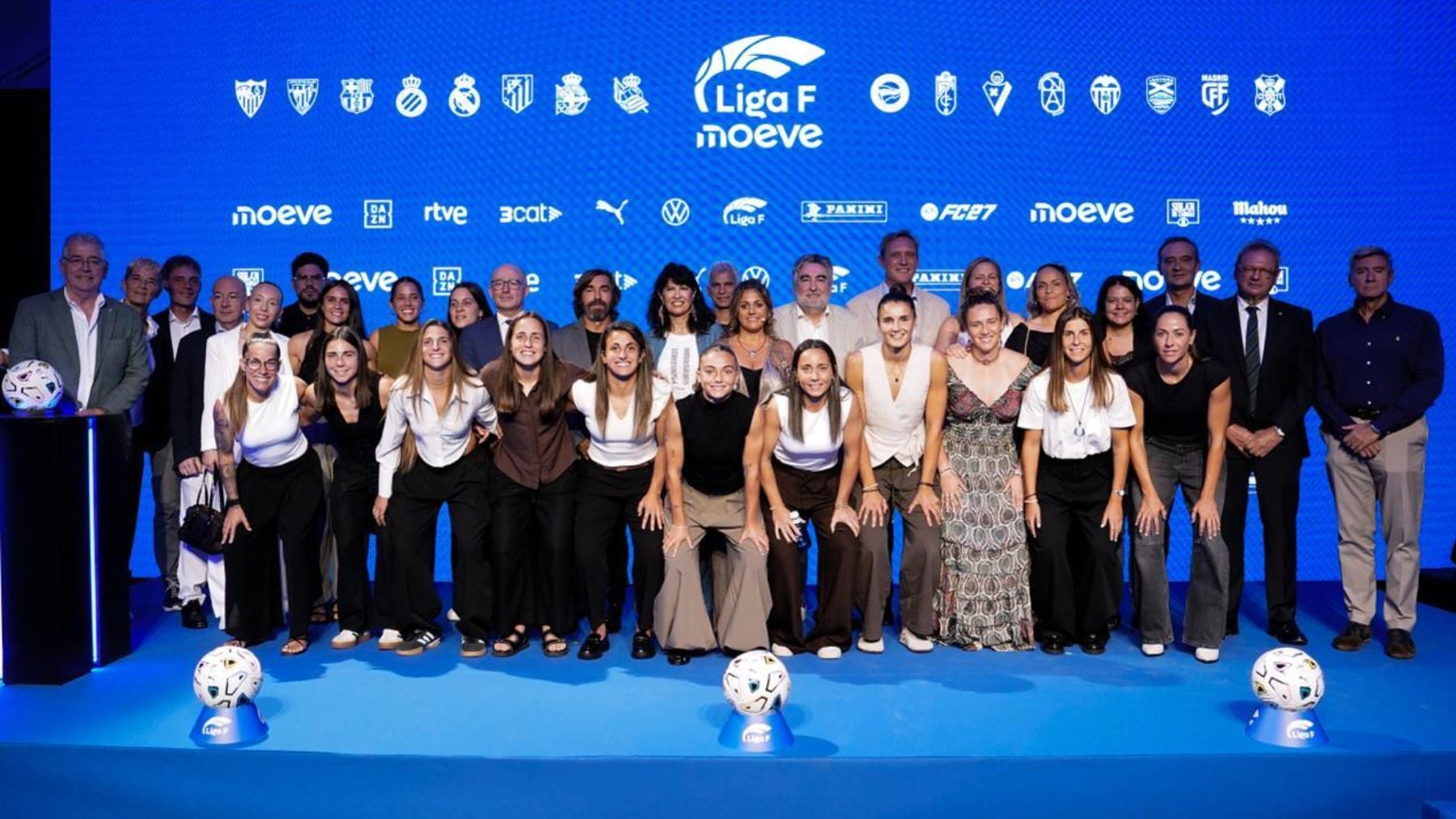 Puesta de largo de la Liga F 2026-2027: Queremos construir afición y que las niñas sueñen con ser futbolistas