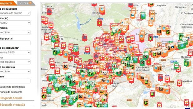 precio gasolina 15 septiembre Madrid