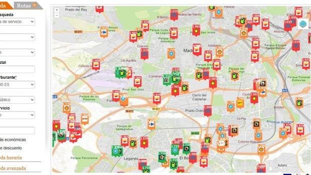 precio gasolina 17 septiembre Madrid