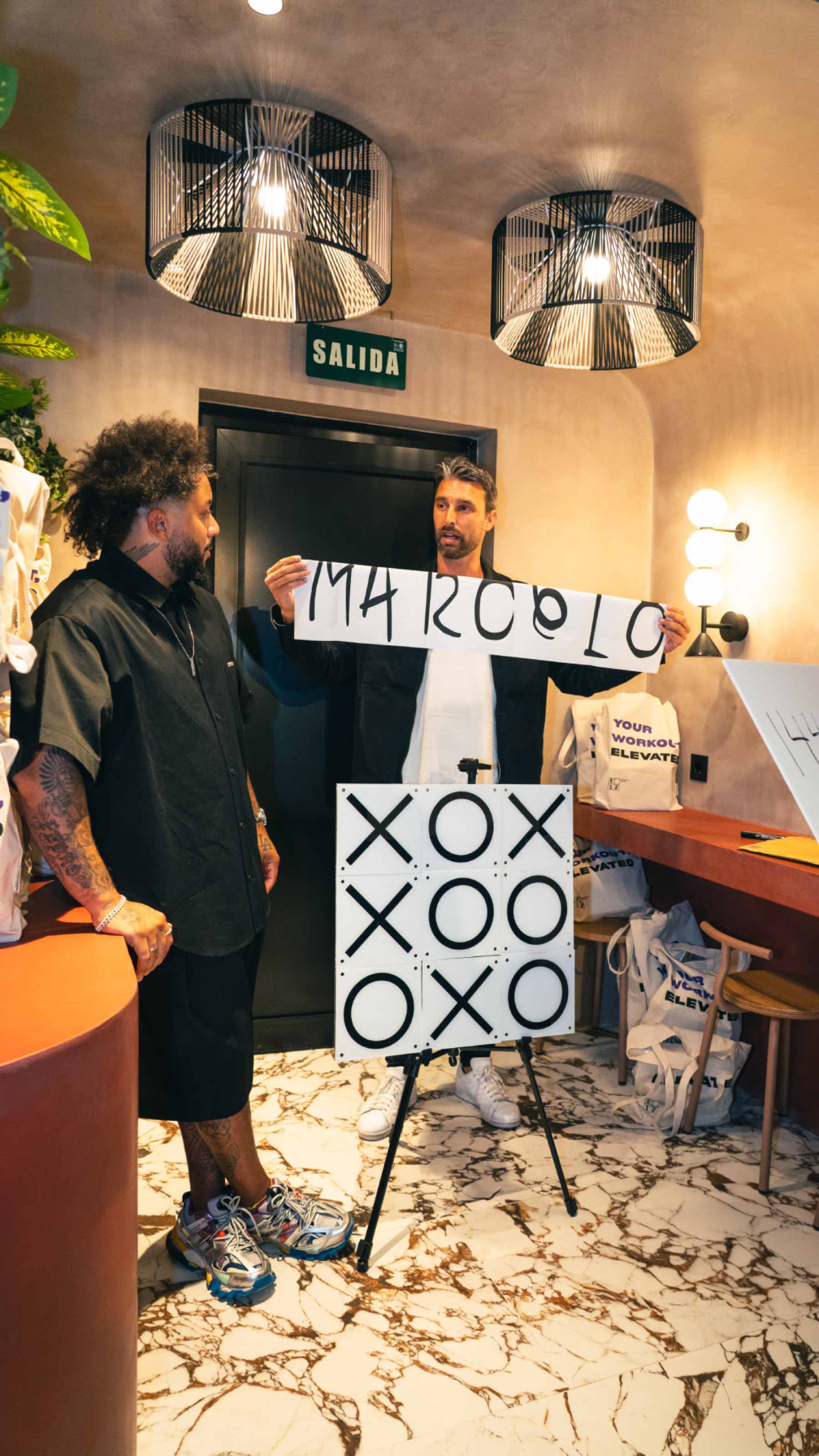 Jano Verdasco junto a Marcelo. (Foto: Cortesía)