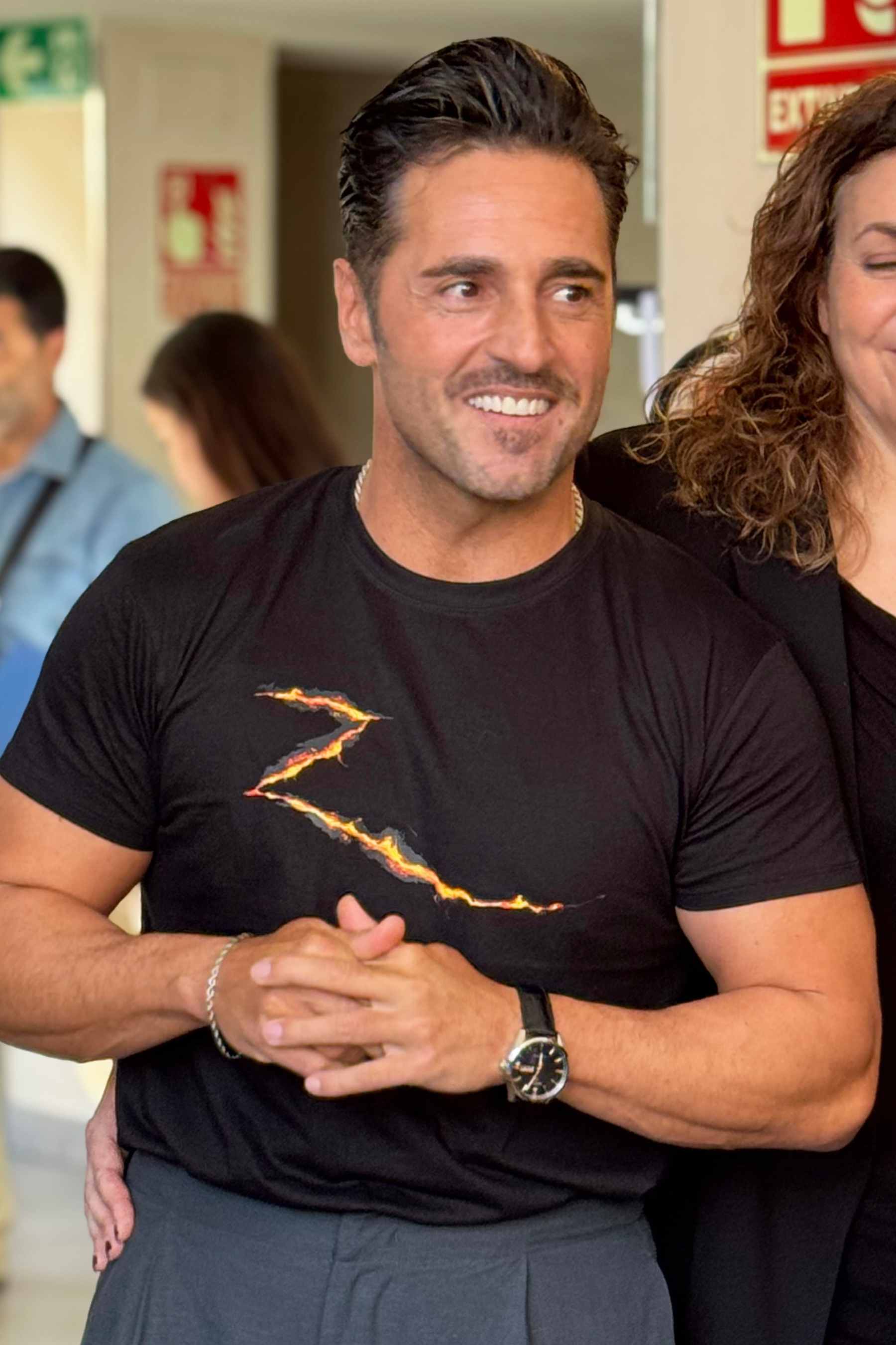 David Bustamante en un evento en Madrid. (Foto: Europa Press)