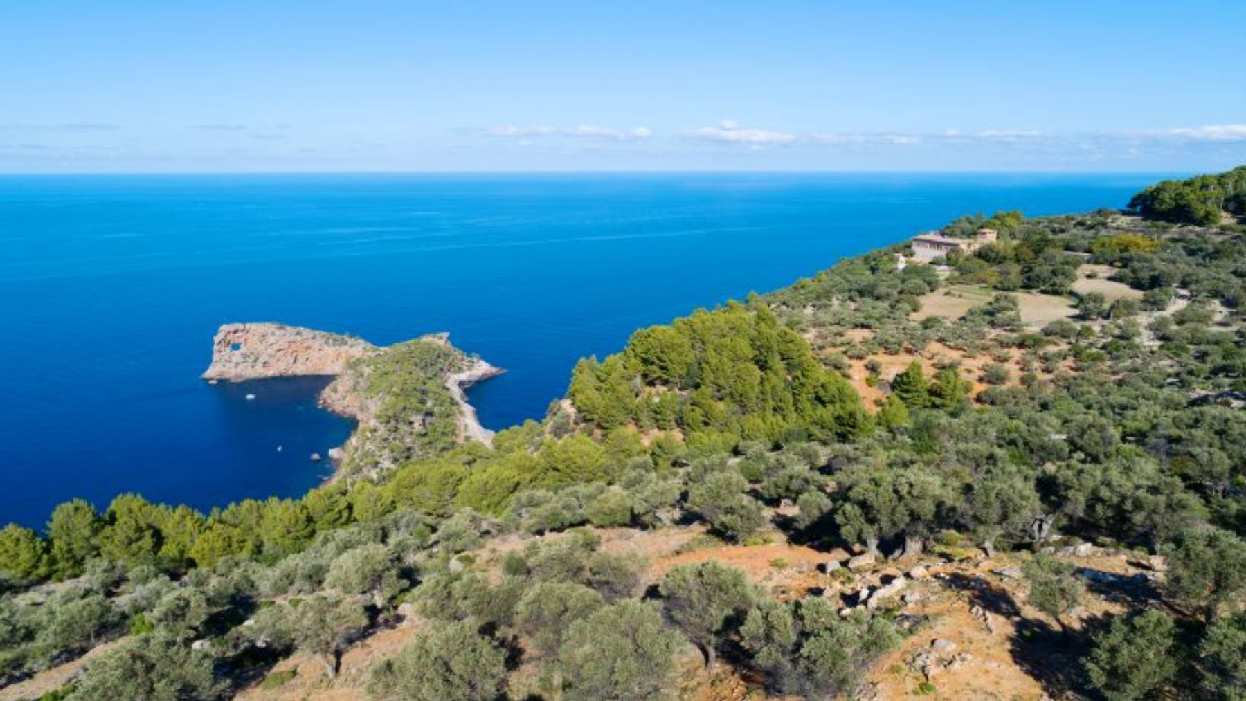 Panorámica de la Serra de Tramuntana de Mallorca.