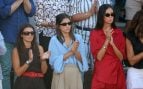 Tana Rivera, María G. de Jaime y Victoria Federica en Móstoles. (Foto: Europa Press)