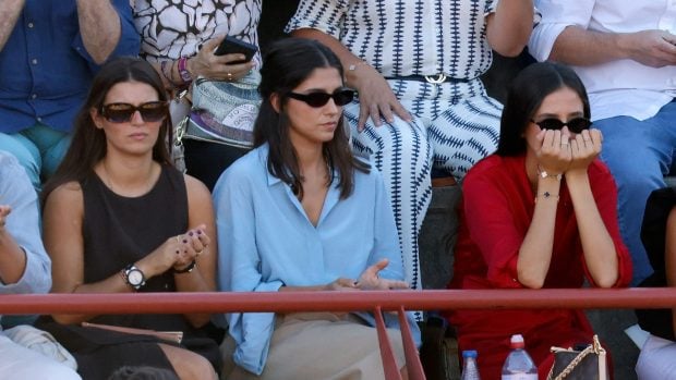 Tana Rivera, Mar&iacute;a G. de Jaime y Victoria Federica en M&oacute;stoles. (Foto: Europa Press)