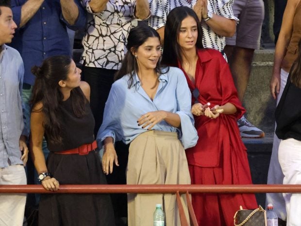 Tana Rivera, Mar&iacute;a G. de Jaime y Victoria Federica en M&oacute;stoles. (Foto: Europa Press)