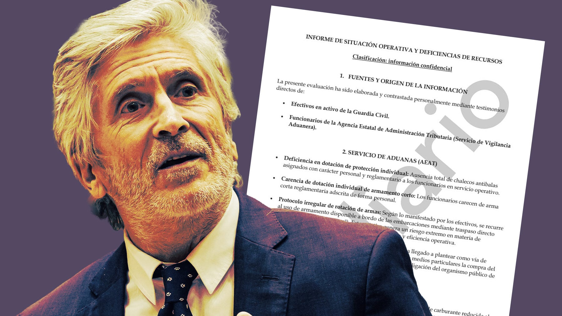 Marlaska desprotege a la Guardia Civil que lucha contra el narcotráfico en la Costa del Sol: no tienen ni chalecos ni armas individuales
